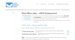 Desktop Screenshot of post-office-jobs.com