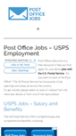 Mobile Screenshot of post-office-jobs.com